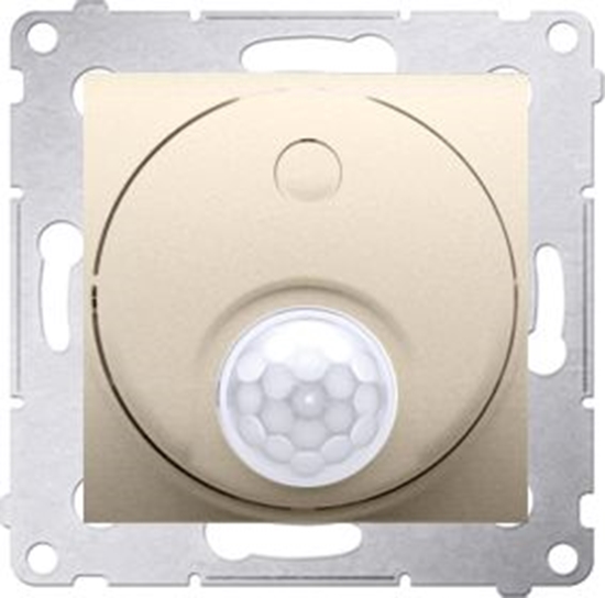 Picture of Kontakt-Simon cznik z czujnikiem ruchu 20 - 500W zoty mat (DCR10T.01/44)