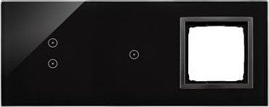 Изображение Kontakt-Simon Panel dotykowy Kontakt-Simon Simon 54 DSTR3310/73 S54 3 moduy 2 pola dotykowe pionowe + 1 pola dotykowe + 1 otwór na osprzt S54 zastyga lawa