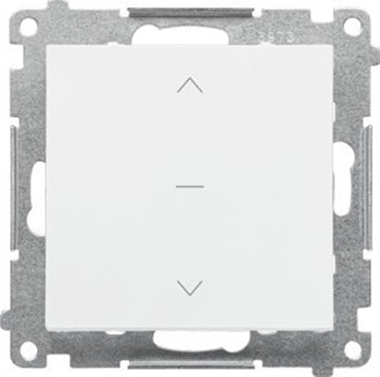 Picture of Kontakt-Simon Przycisk roletowy Kontakt-Simon 55 TZP1K.01/111 modu 10 A, 250V~, szybkozcza biay mat