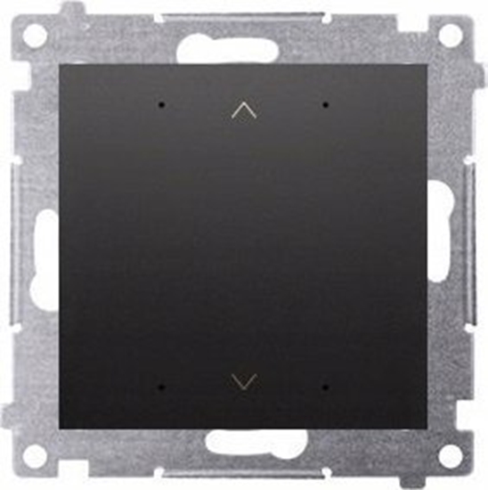 Picture of Kontakt-Simon Simon 54 GO Sterownik przyciskowy do obsugi rolet sterowany smartfonem WiFi 2x5A 230V (modu) czarny mat DEZ1W.01/49