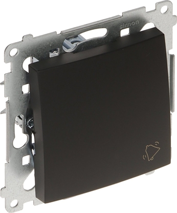 Picture of Kontakt-Simon Simon 54 Przycisk dzwonek (modu) 16AX 250V zaciski rubowe czarny mat DD1A.01/49