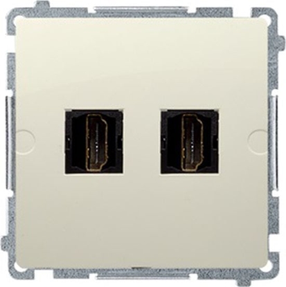 Picture of Kontakt-Simon Simon Basic Gniazdo podwójne HDMI be BMGHDMI2.01/12