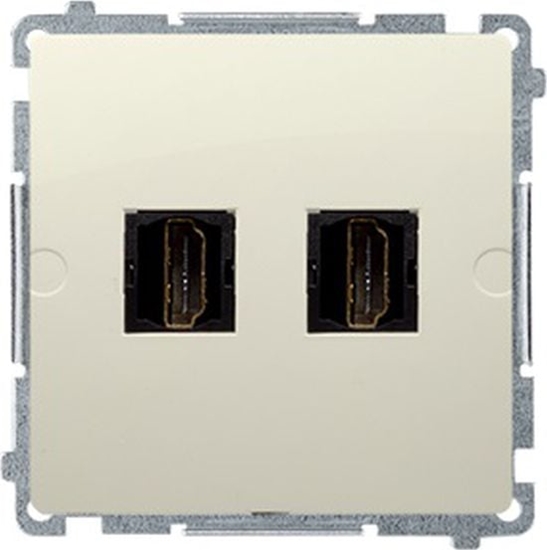Изображение Kontakt-Simon Simon Basic Gniazdo podwójne HDMI be BMGHDMI2.01/12