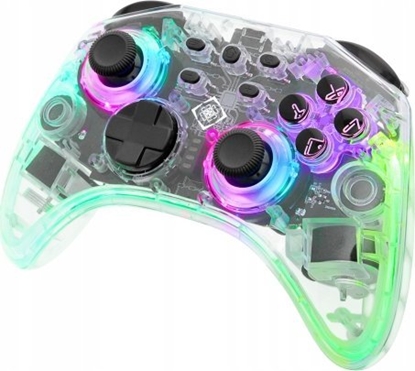 Picture of Kontroler Deltaco Belaidis permatomas DELTACO GAMING Nintendo Switch valdymo pultelis, RGB / 4222135