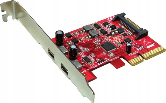 Picture of Roline PCI-Express x4 Adapter, 2x Ports Type C USB 3.2 Gen 2