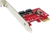 Picture of Roline PCIe x1 SATA III 6Gbps AHCI 2Port Low Profile Host Adapter