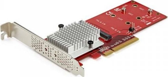 Изображение Kontroler StarTech PCIe 3.0 x8 - 2x M.2 M-key (PEX8M2E2)