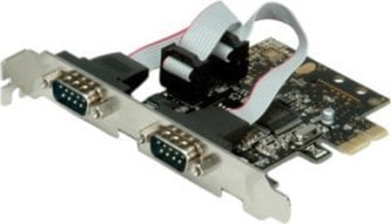 Picture of Value PCI-Express Adapter, 2x Serial RS232 D-Sub 9 Ports