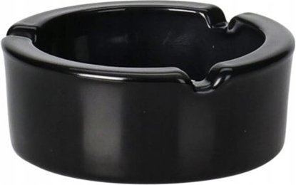 Attēls no Koopman Popielniczka szklana okrga czarna 8,5 cm