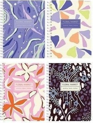 Picture of Koozeszyt A5/80K kratka Floradelic (5szt) TOP2000