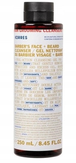 Изображение KORRES_Athenian Grooming Barber's Face & Beard Cleanser  el do mycia twarzy dla mczyzn 250ml