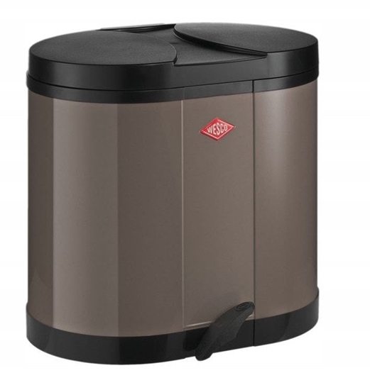 Picture of Kosz na mieci ciepy szary 2x15l BETA Wesco