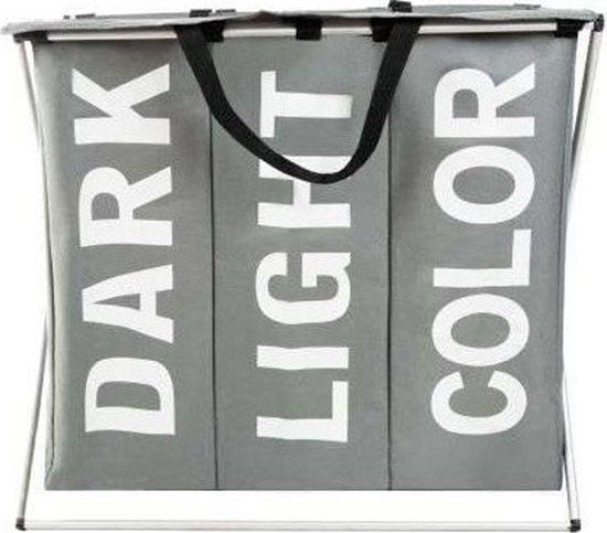 Picture of Kosz na pranie Ikonka 3 komorowy na stelau skadany