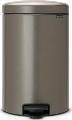 Picture of Kosz na mieci Brabantia New Icon na peda srebrny (114045)