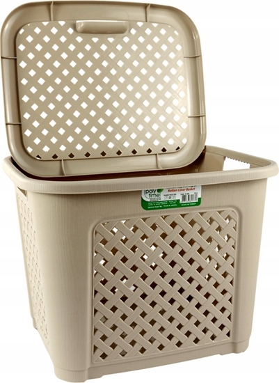 Picture of Kosz RATTAN 19L beowy 28x36x28cm