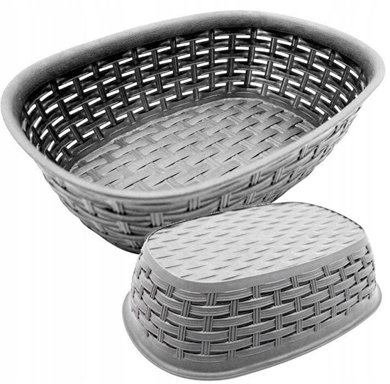 Picture of Koszyk 2 lt RATTAN - popiel 255x170x73 mm