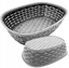 Изображение Koszyk 2 lt RATTAN - popiel 255x170x73 mm