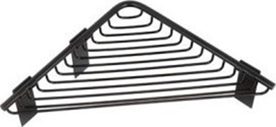 Picture of Koszyk prysznicowy KAPITAN Corner shower shelf Kapitan NETS 96 36 55, black matte