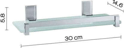 Picture of Koszyk prysznicowy Sourcing CLOUD SHOWER CADDY RECTANGULAR BRUSHED