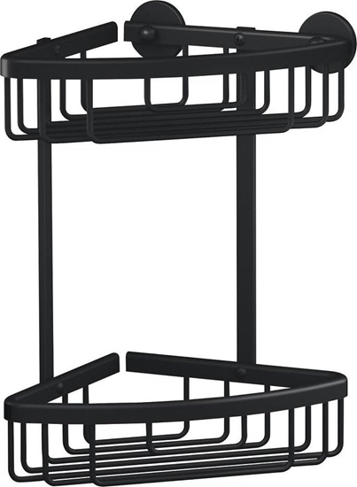 Picture of Koszyk prysznicowy Tesa tesa ALUXX Eckduschkorb Doppel schwarz