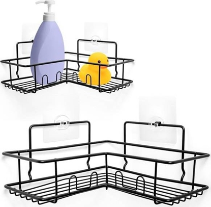 Attēls no Koszyk prysznicowy Vilde narony czarny (569004)