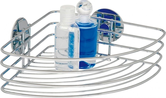 Picture of Koszyk prysznicowy Wenko wieszak prysznicowy i wannowy 26,5 x 20 cm chrom stalowy