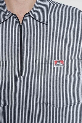 Picture of Koszula Ben Davis Stripe 12 ZIP BLACK STRIPE