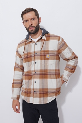 Attēls no Koszula Wierzchnia Carhartt Flannel Brown