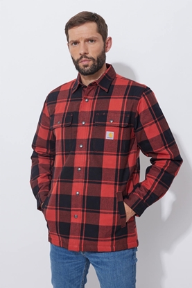 Attēls no Koszula Wierzchnia Carhartt Heav Flannel Red