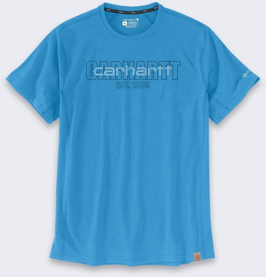 Picture of Koszulka Carhartt Force Mid Logo Graphic Blue