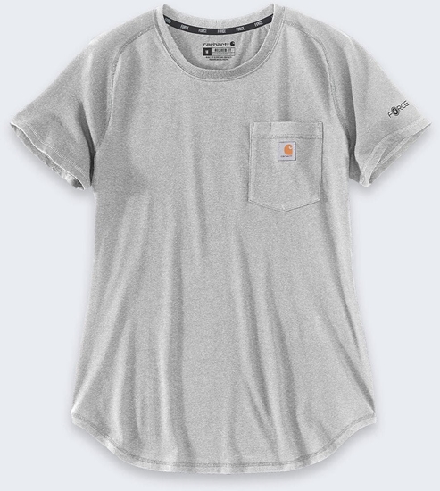 Picture of Koszulka Carhartt Force Mid Logo Grey