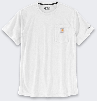 Attēls no Koszulka Carhartt Force Mid Pocket White