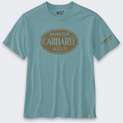 Attēls no Koszulka Carhartt Hamilton Graphic SummerBlue
