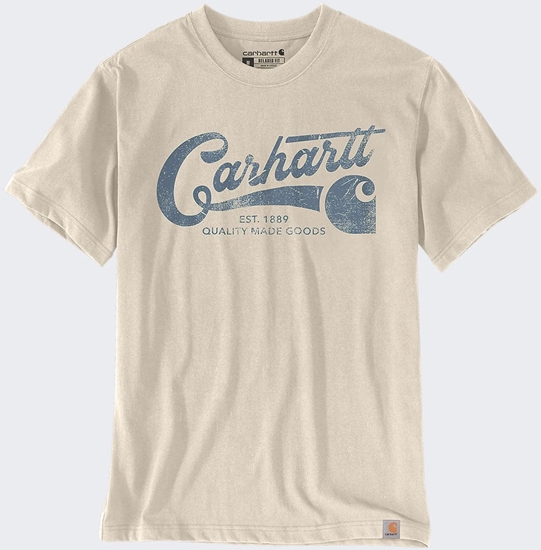 Picture of Koszulka Carhartt Light Script Graphic Oat Milk