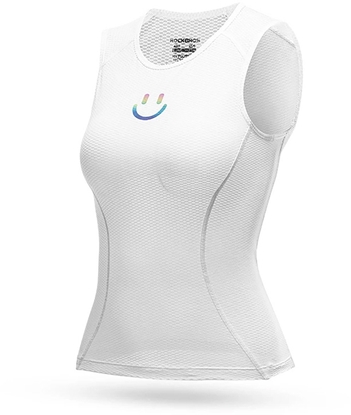 Attēls no Koszulka kamizelka rowerowa tkanina 3D damska szybkoschnca XL / XXL - biaa Koszulka kamizelka rowerowa tkanina 3D damska szybkoschnca XL / XXL - biaa