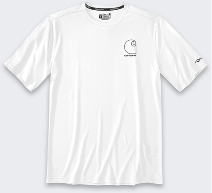 Picture of Koszulka Sun Defender Lightweight Logo SS White