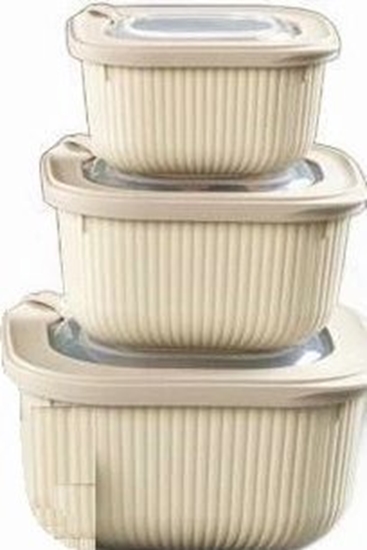 Picture of Kpl pojemników do ywnoci Micro Line 600,1100,1800 ml