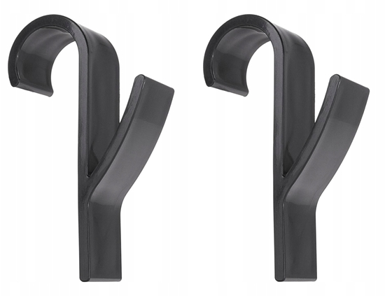 Picture of Kpl. czarnych wieszaków azienkowych na grzejnik 2szt. (500)