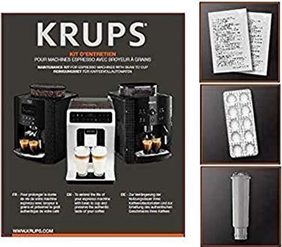 Picture of Krups Zestaw do czyszczenia i konserwacji Krups XS5300 do w peni automatycznych ekspresów do kawy, mieszanka materiaów