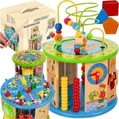 Picture of Kruzzel Kostka edukacyjna drewniana Kruzzel 24670