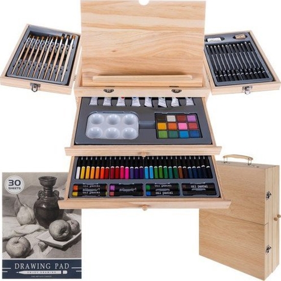 Picture of Kruzzel Zestaw do malowania w walizce 83 szt. 19179