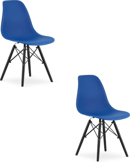 Picture of Krzeso OSAKA niebieskie / nogi czarne x 2