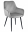 Attēls no Krzeso SOLDEN - aksamit srebrno-szary / nogi czarne x 1
