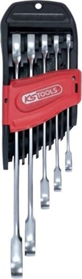 Picture of KS Tools DUO GEARplus 5 pcs Ratchet Ring Spanner-Set