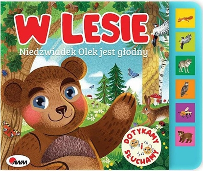 Picture of Ksieczka Dotykam i sucham W lesie Niedwiadek Olek jest godny