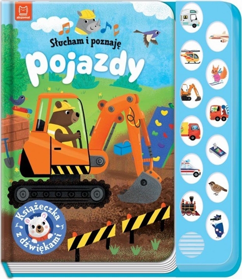 Picture of Ksieczka z dwikami. Sucham i poznaj. Pojazdy.