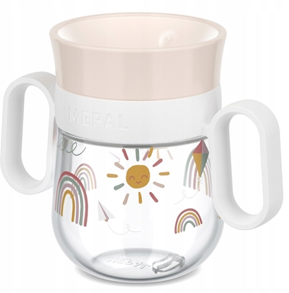 Attēls no Mepal Kubek dziecicy treningowy do nauki picia Mio Sunshine & Rainbow 200 ml