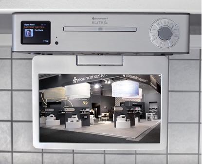 Attēls no KUCHENNE CENTRUM MULTIMEDIALNE Z TV 10,1" DVB-T2/C SOUNDMASTER KTD1020SI BT USB