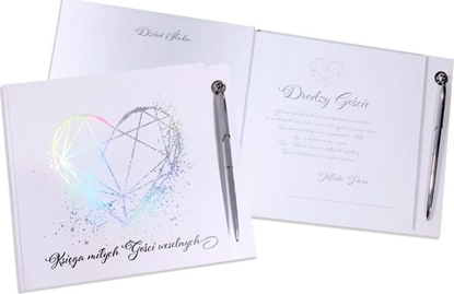 Изображение KUKARTKA Happy Book HBK-003 Ksiga goci (serce)