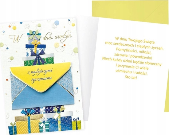 Picture of KUKARTKA Karnet B6 Urodziny (prezenty)